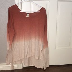 Long Sleeve Ombré Free People Shirt